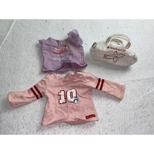 American Girl Travel Bag With Shirts-and tops 3 Lot Set